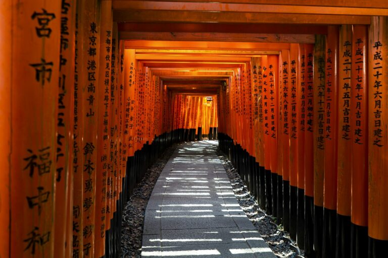 Torii a Kyoto, Giappone