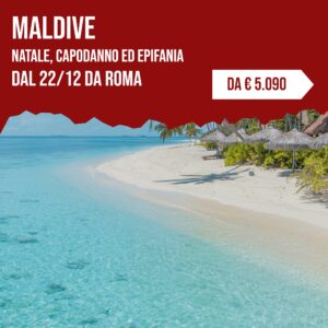 Natale e Capodanno alle Maldive, dal 22 dicembre da Roma, da 5.090 euro