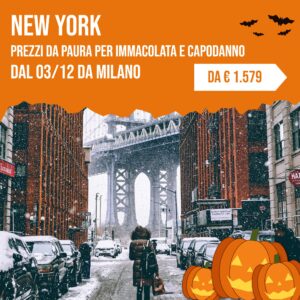 New York, Immacolata e Capodanno, dal 3 dicembre da Milano, da 1.579 euro