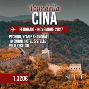 Tour della Cina 2027 a 1.320 euro volo escluso