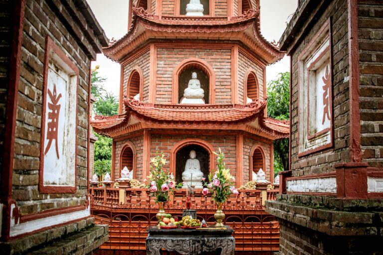 Pagoda a Hanoi, Vietnam